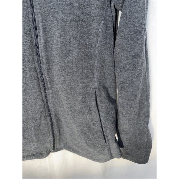 Starbucks Dark Gray Fleece Jacket Pullover Full Zip Womens Medium Pockets - Picture 3 of 9